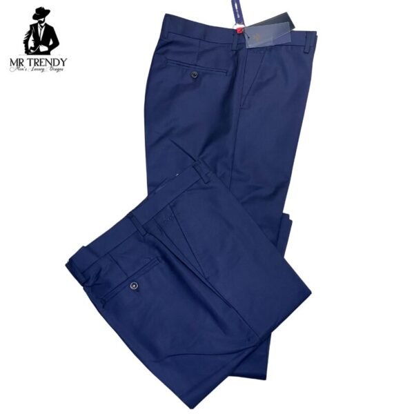 Navy Blue Tuxedo Formal Pants for Men – Turkey Design