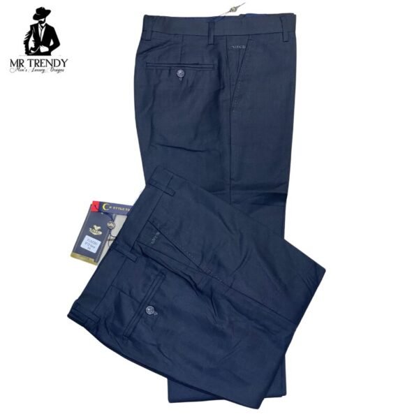 Dark Grey Tuxedo Formal Pants for Men