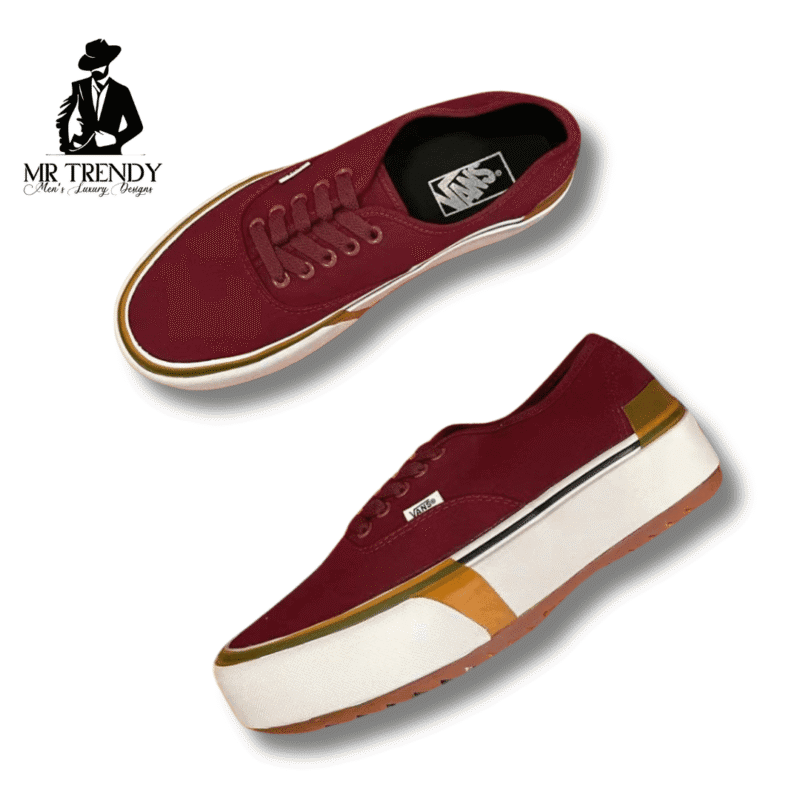 Maroon Triple Sole Vans