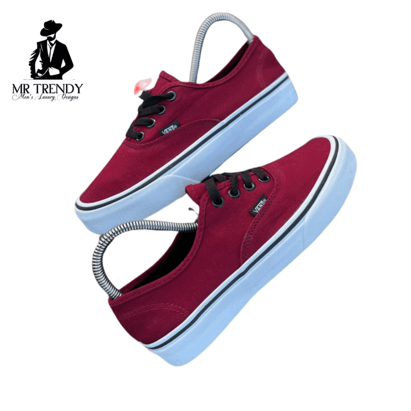 Authentic Maroon Vans