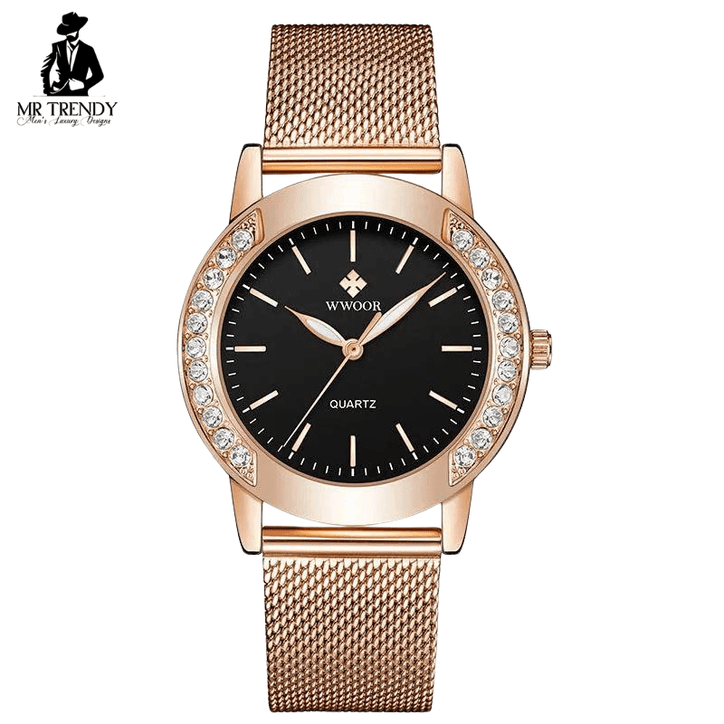 WWOOR 8877 Mesh Watch | Mesh Straps | Quartz