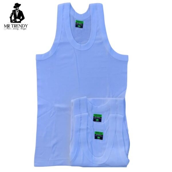 Plain White Men's Vests