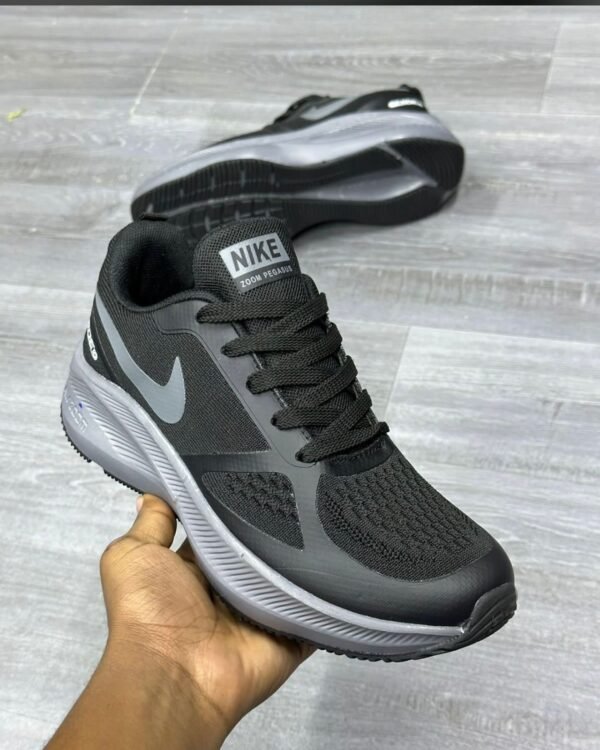 Black Grey Nike Trainers