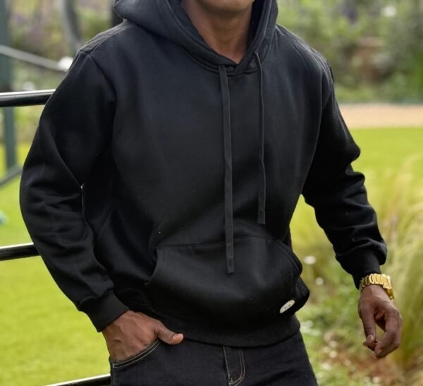 Black Premium Cotton Hoodies