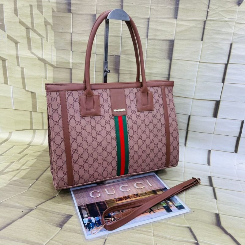 Gucci Classic Brown Monogram Tote