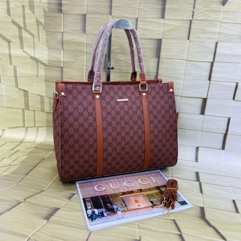 Gucci Classic Brown Monogram Handbag