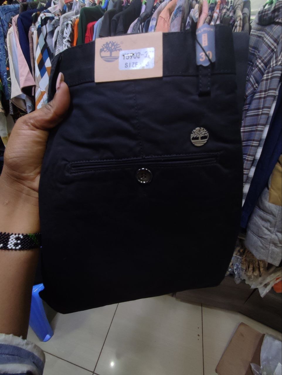 Black Soft Khaki for Men