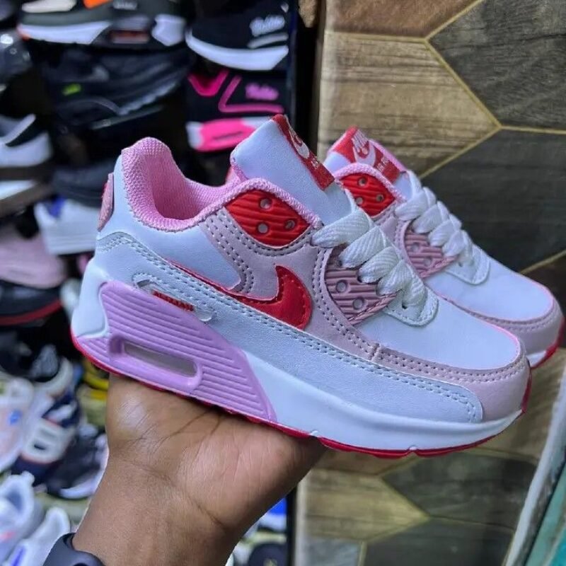 Kids Air Max 90 Red White