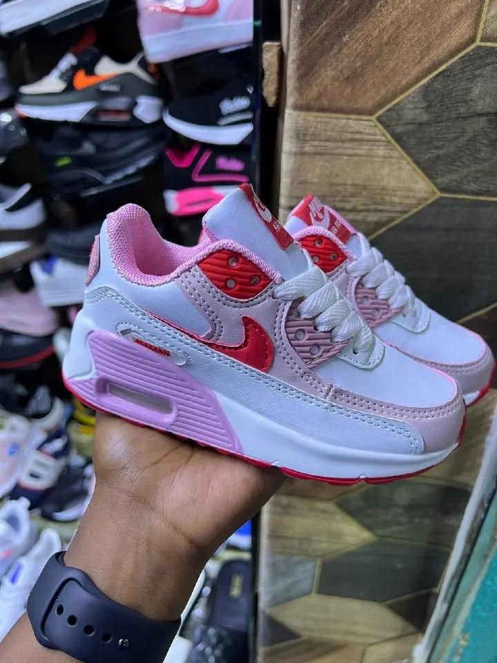 Kids Air Max 90 Red White