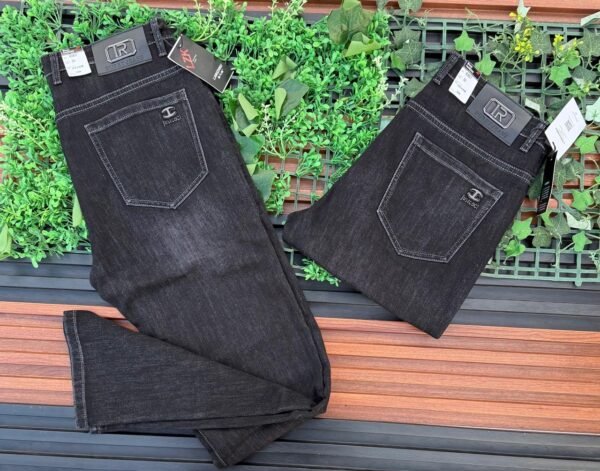Black Straight Fit Jeans