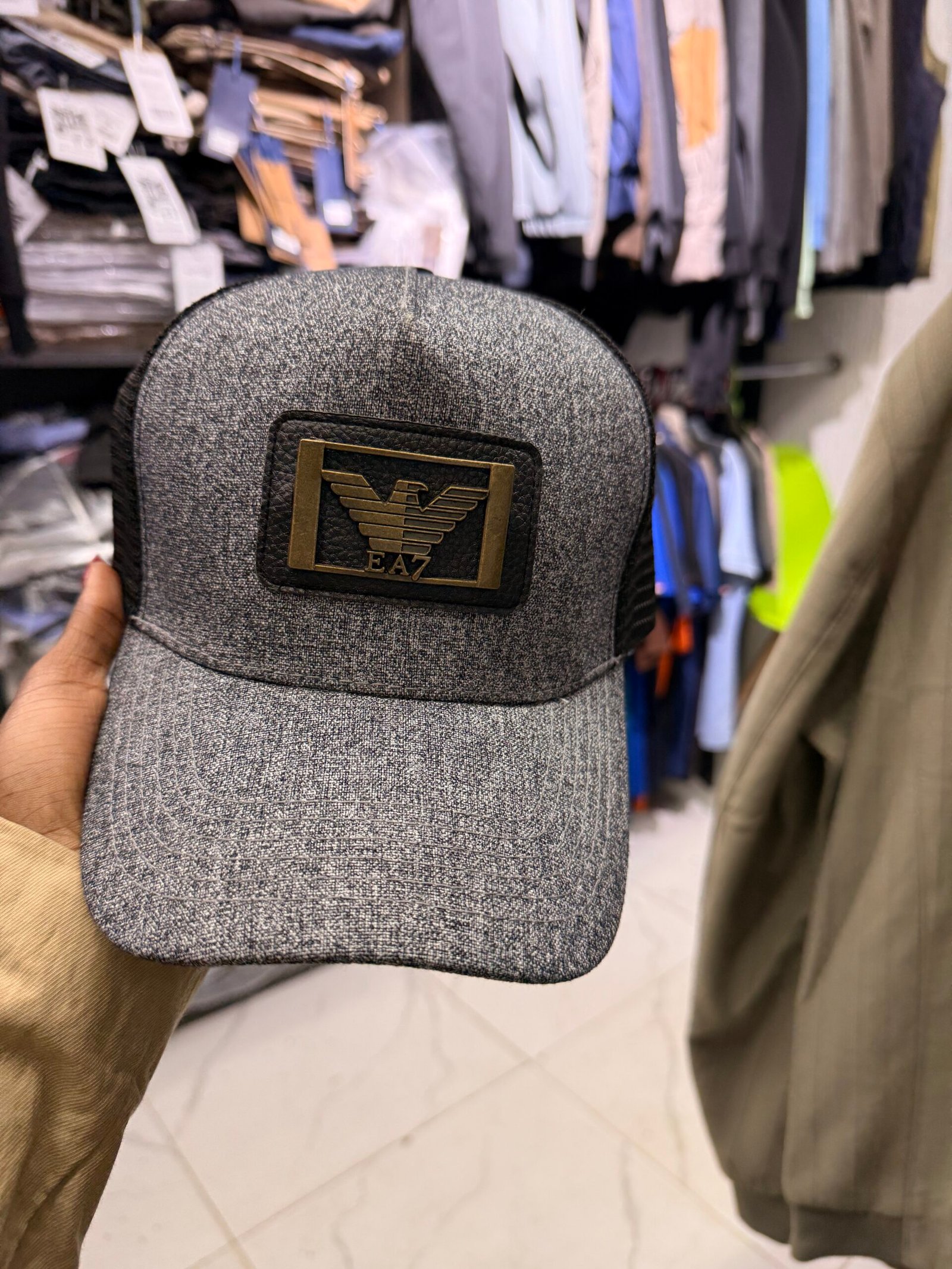 Emporio Armani EA7 Grey Cap