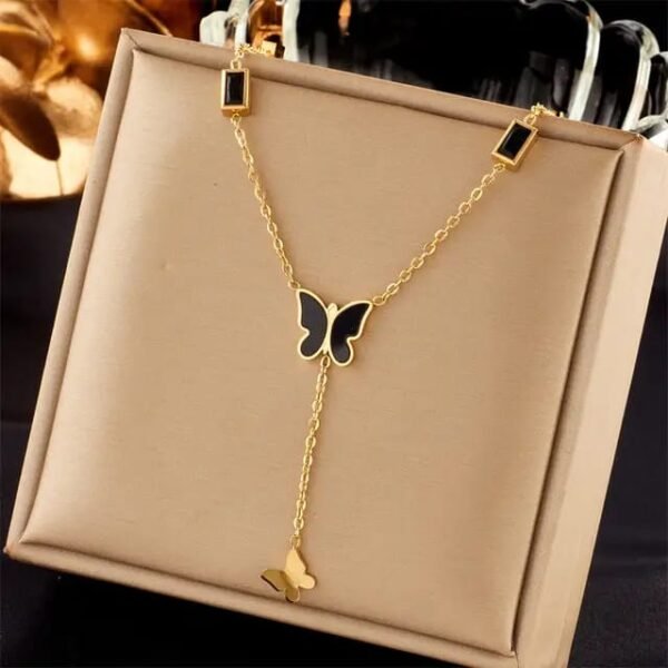 Butterfly Hypoallergenic Necklaces for Ladies - Image 4