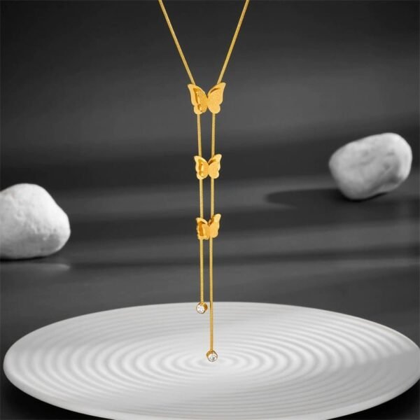 Butterfly Hypoallergenic Necklaces for Ladies - Image 9