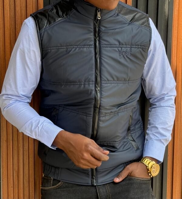 Navy Blue Half Jacket