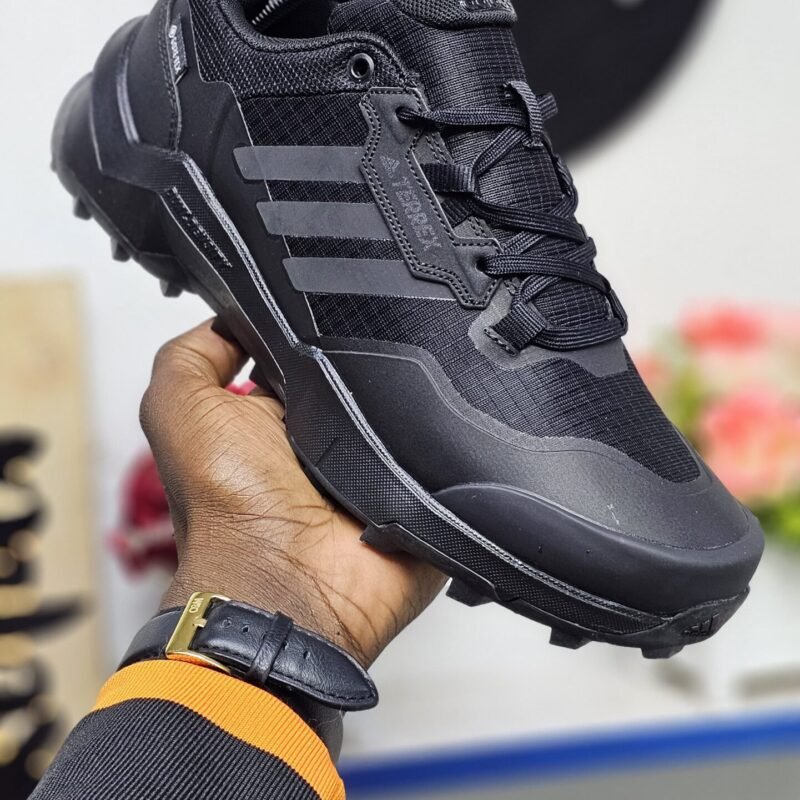 All Black Adidas Terrex Trail Shoes