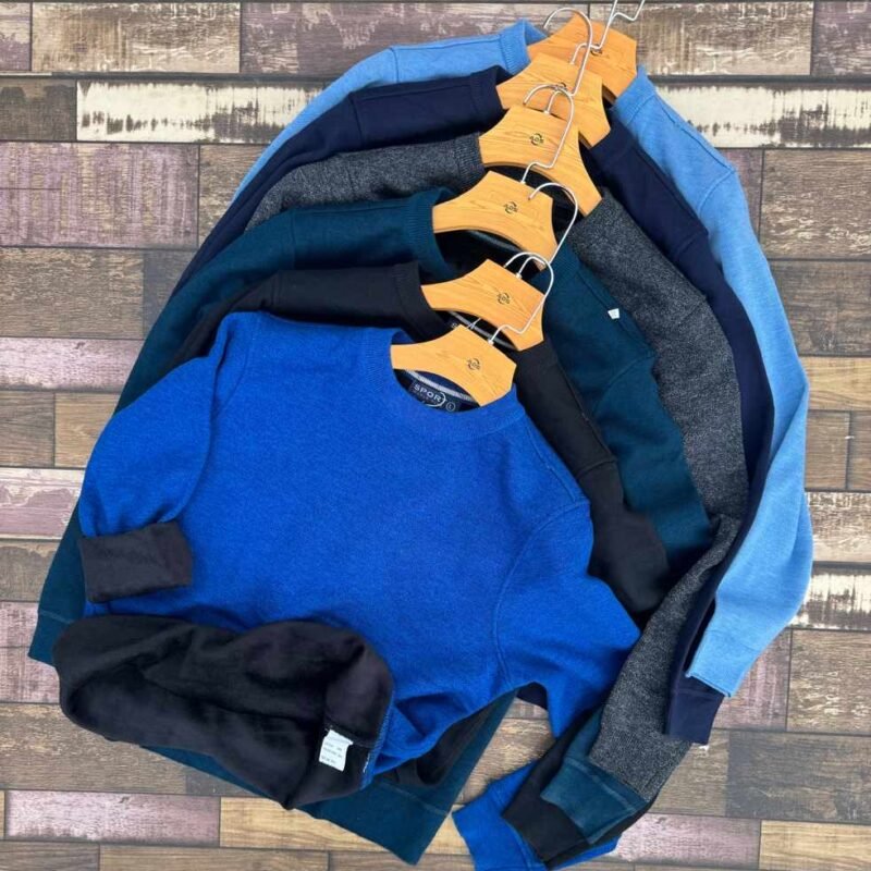 Black Cotton Sweaters for Men