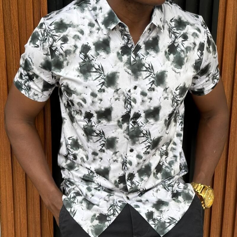 Elegant Floral Print Shirt