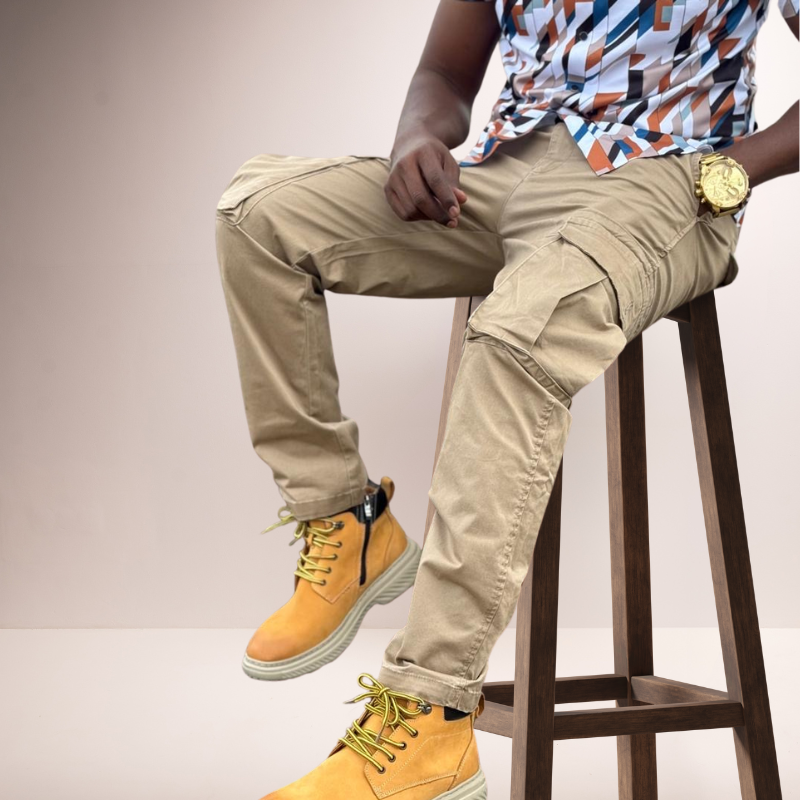 Men’s Khaki Cargo Pants