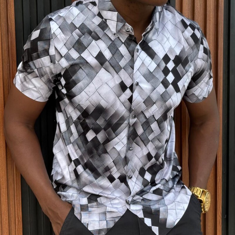 Stylish Checkered Print Shirt