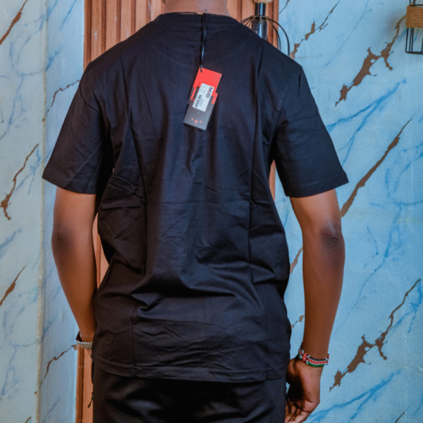 Black Stylish Initials T-Shirt