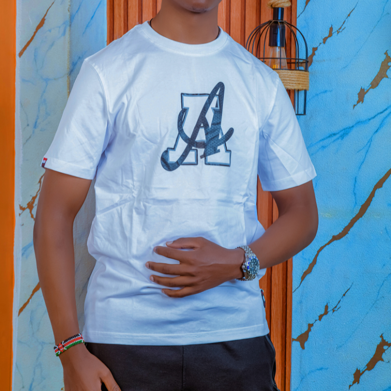 White Stylish Initials T-Shirt Collection