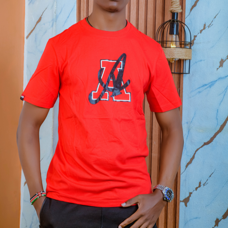 Red Stylish Initials T-Shirt Collection