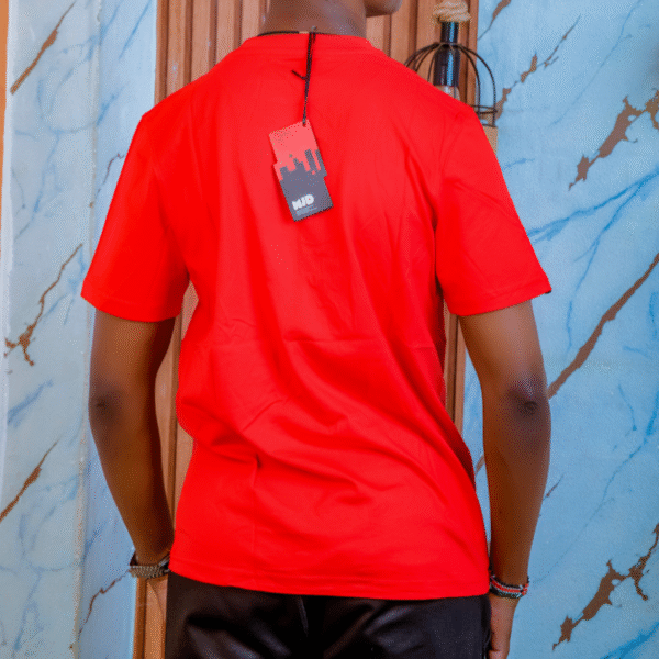 Red Stylish Initials T-Shirt