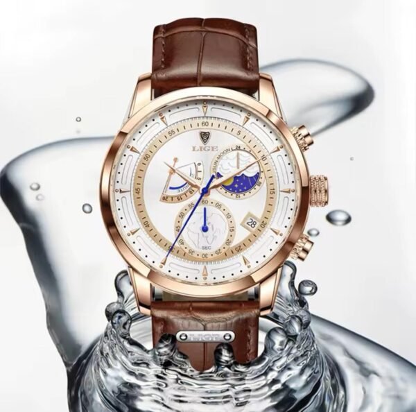 LIGE LG8968A Chronograph Watch - Image 4