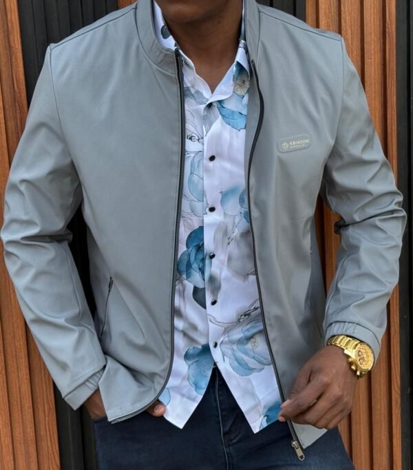 Grey Lightweight Office Jacket