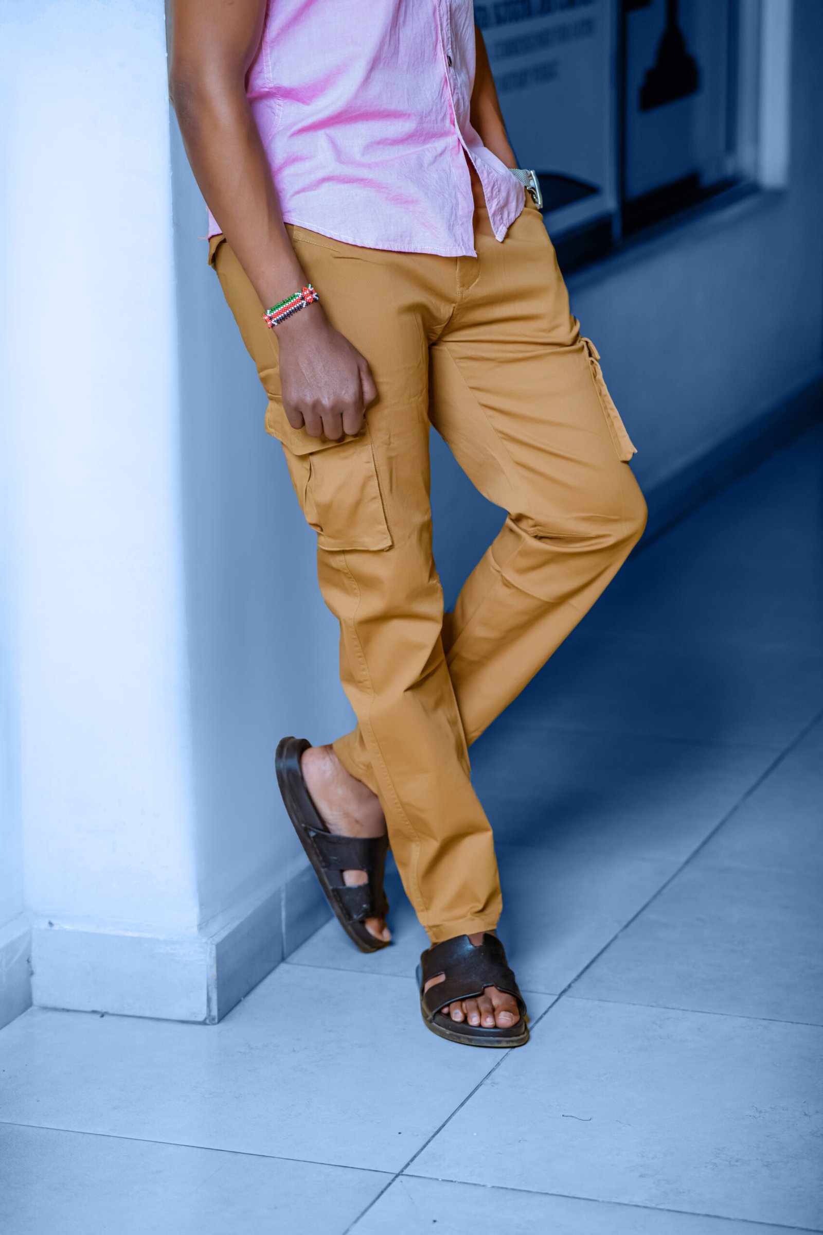Brown Quality Polo Cargo Pants for Men