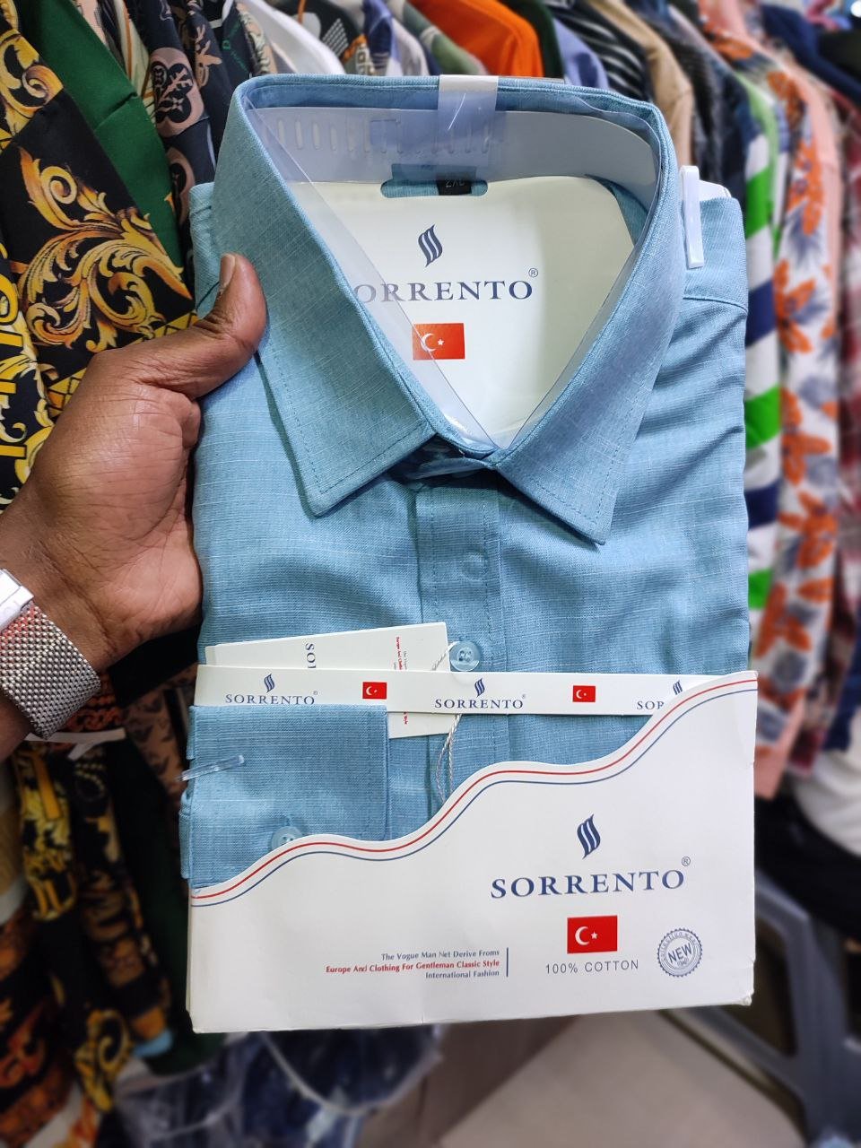 Blue Sorento Formal Shirts