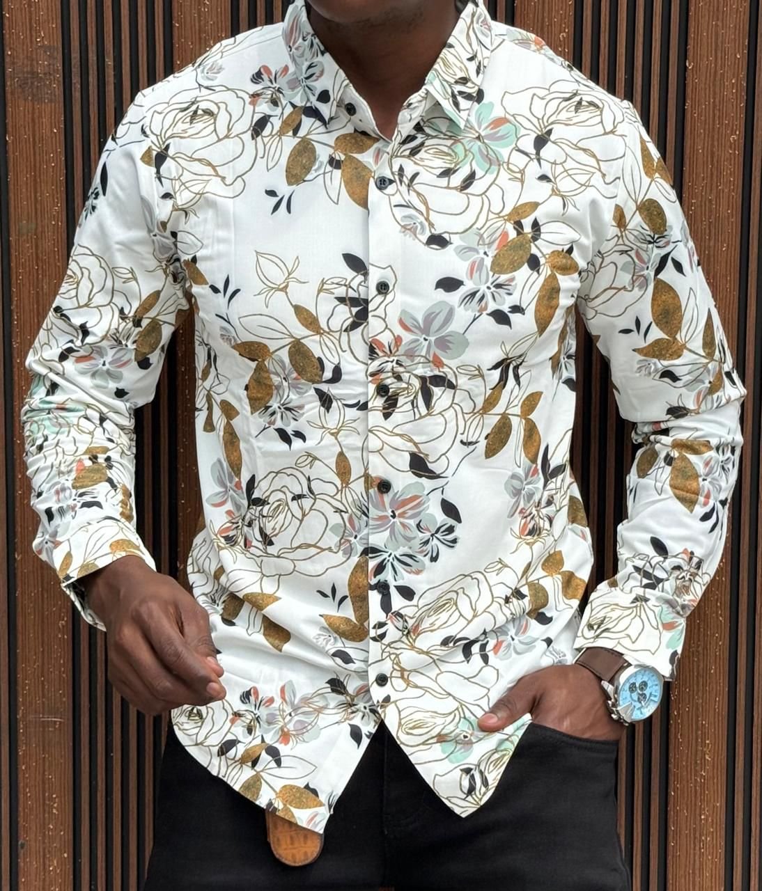 Floral Outline Shirt