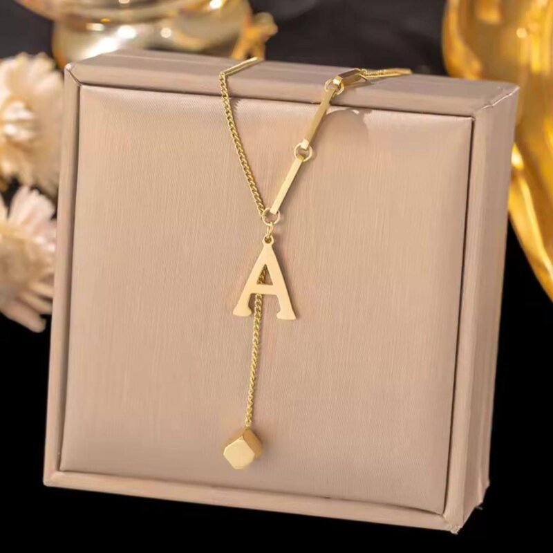 Initial Letters Hypoallergenic Necklaces