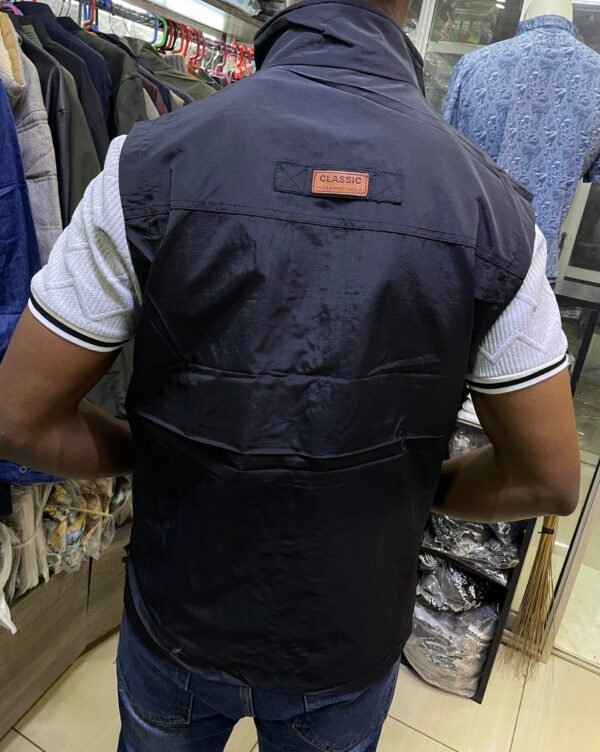 Black Outdoor Lightweight Half Jacket