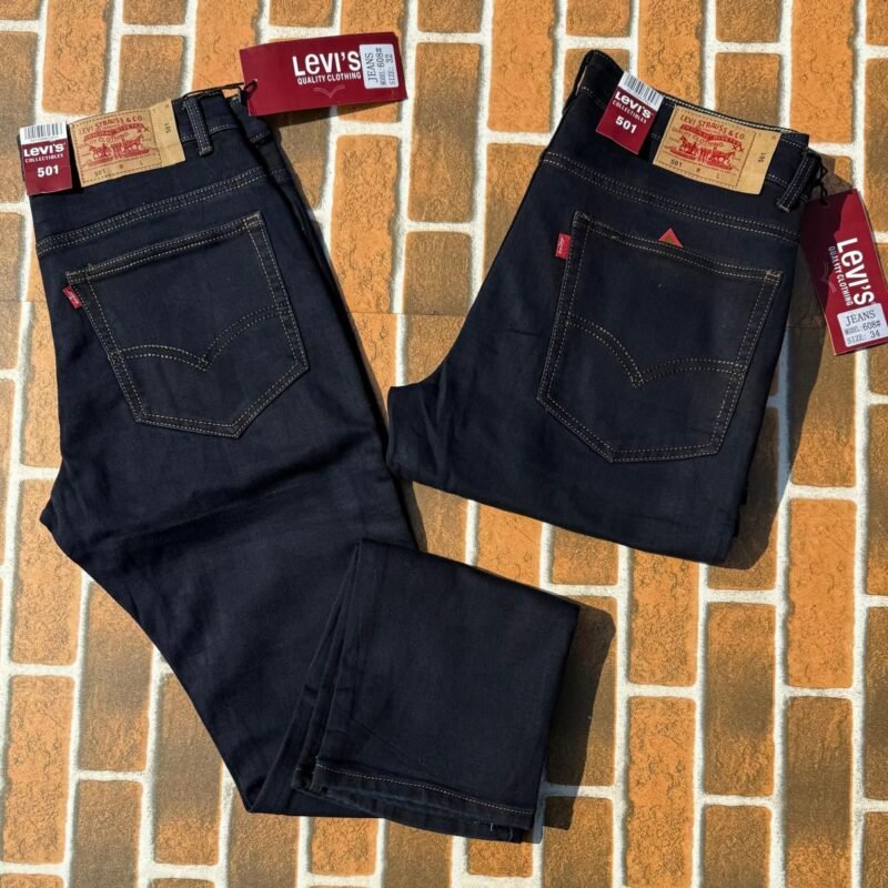 Blue Levi’s Straight Fit Jeans for Men