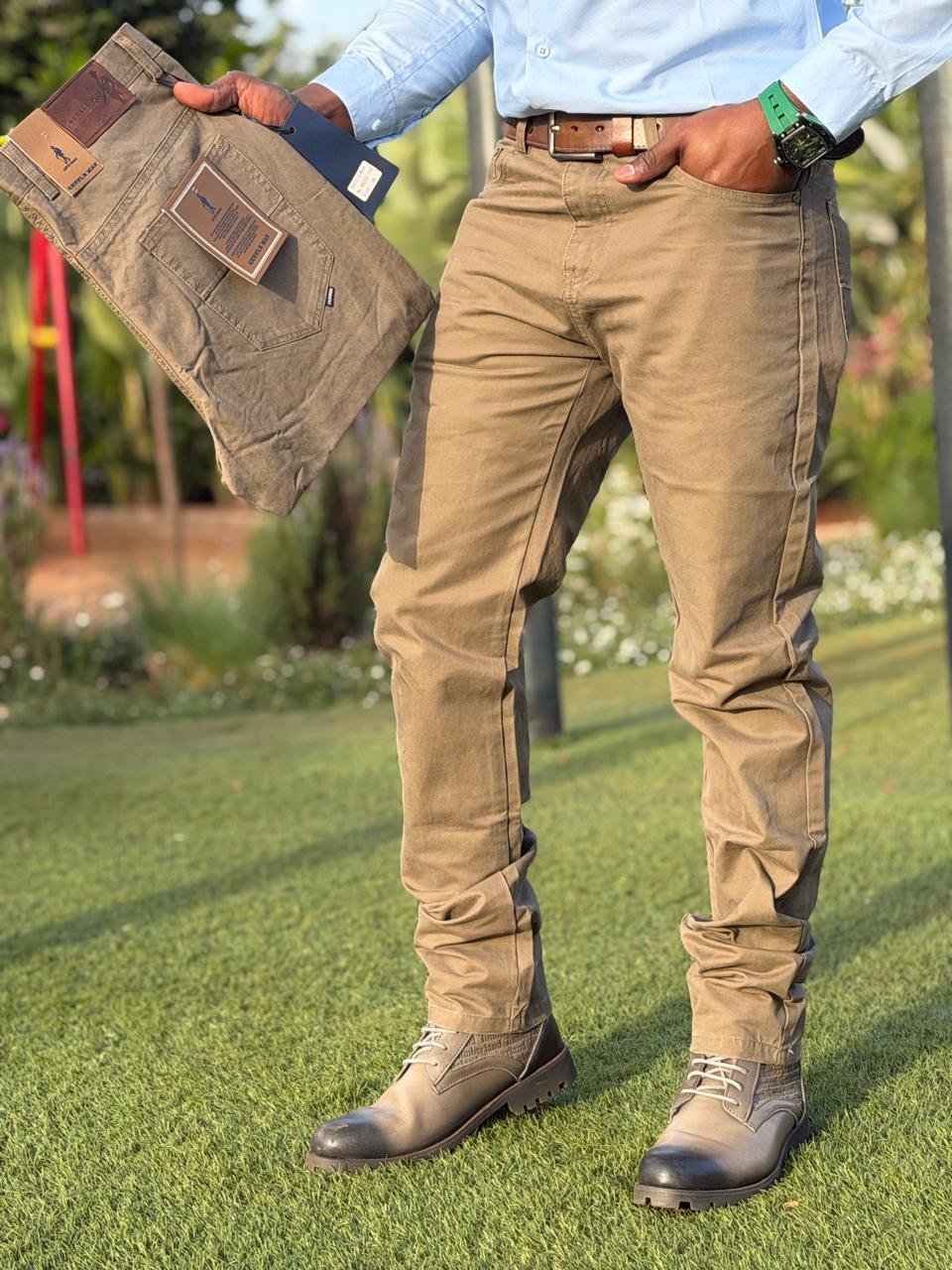 Gentlle Man Hard Khaki Trousers