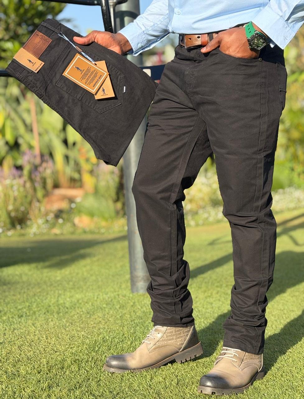 Gentlle Man Hard Khaki Trousers