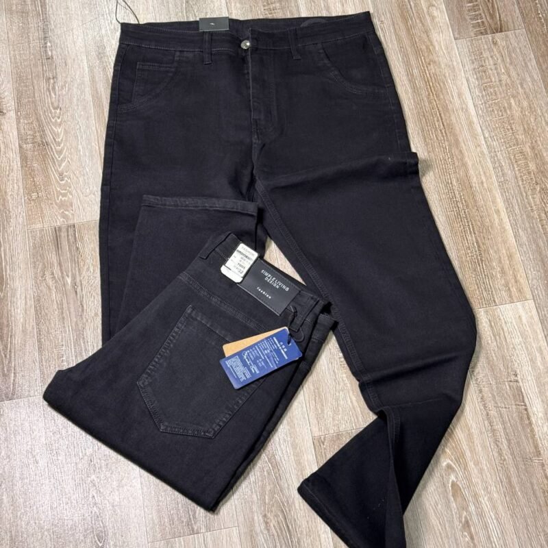 Straight Fit Soft Jeans