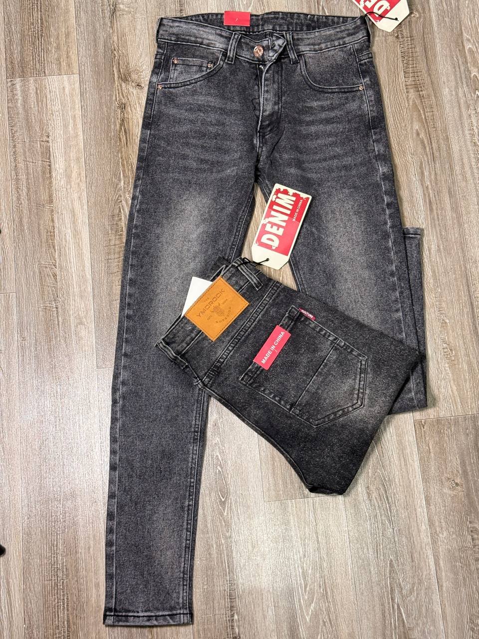 Dark Grey Slim Fit Jeans