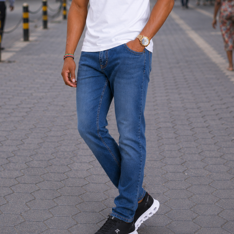 Classic Blue Slim Fit Jeans