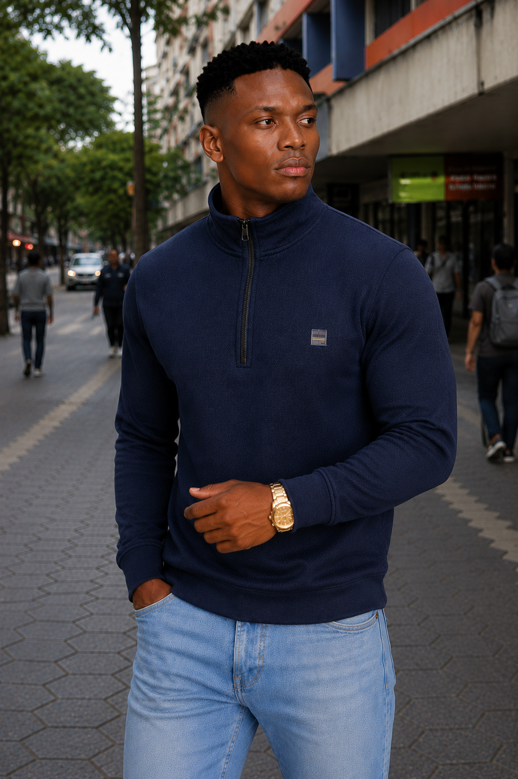 Premium Quarter Zip Sweater