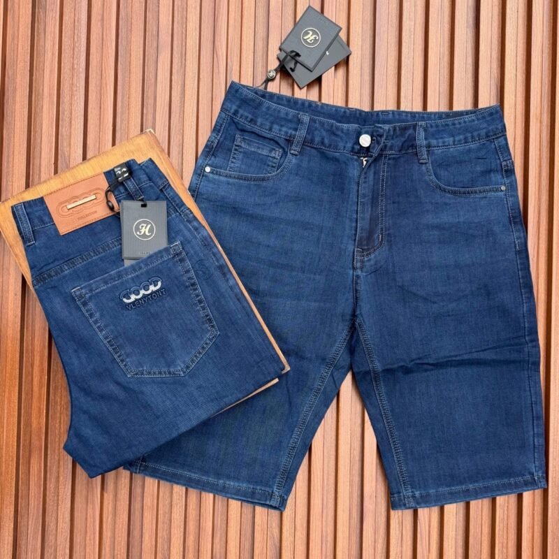 Classic Blue Denim Shorts