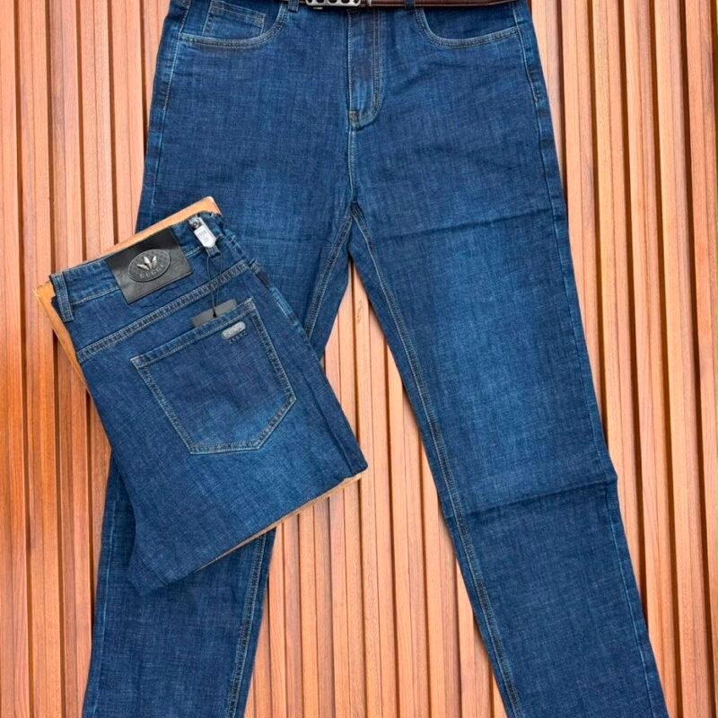 Premium Blue Straight Fit Jeans