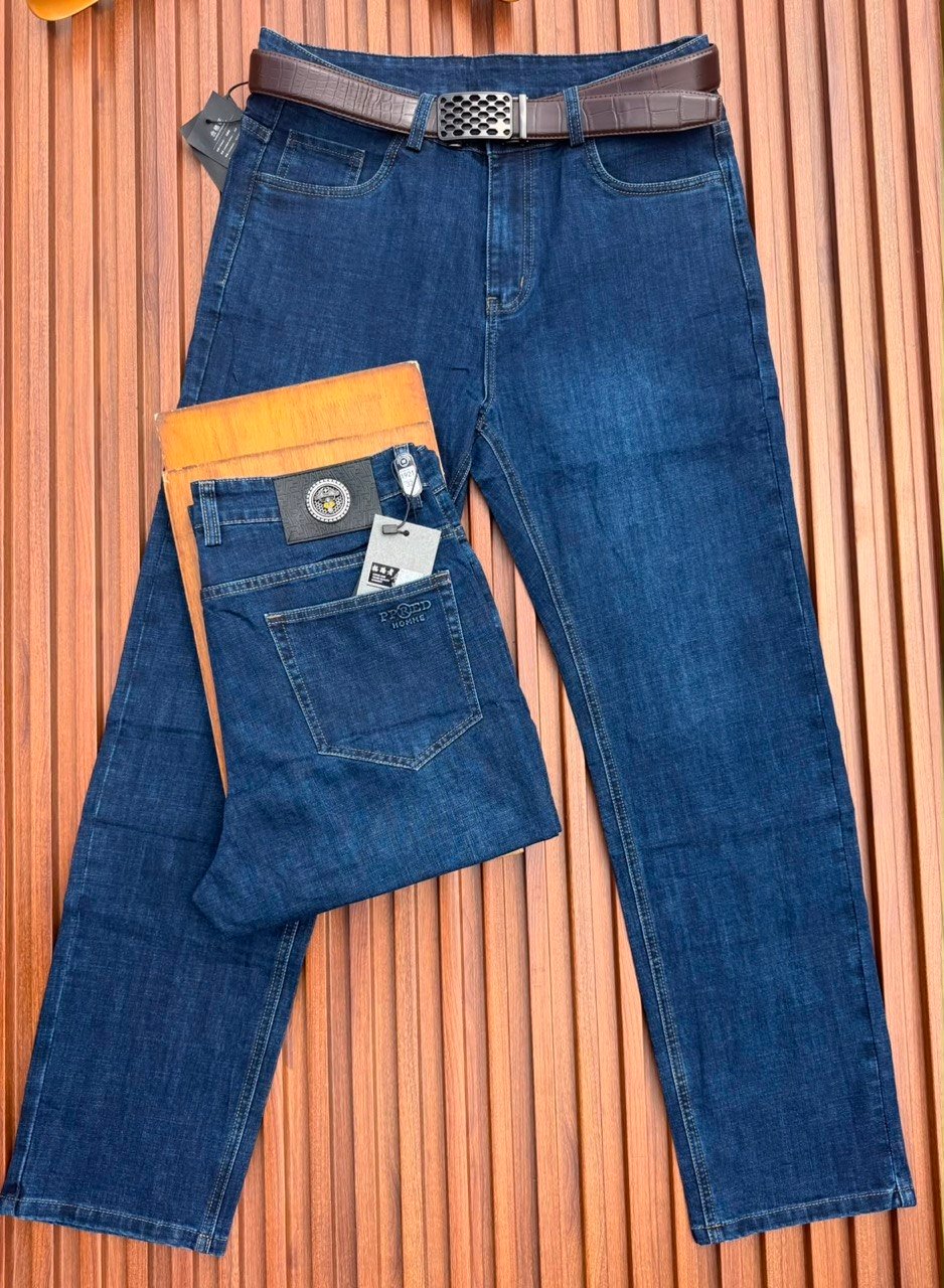 Deep Blue Straight Fit Jeans